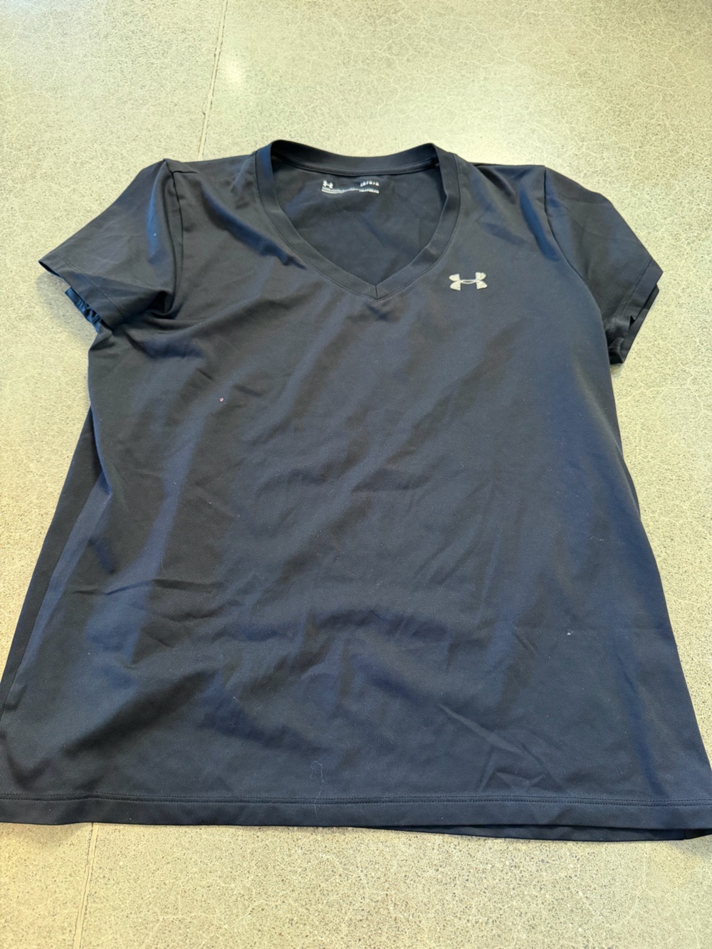 Under Armour Black Performance Tee with Logo